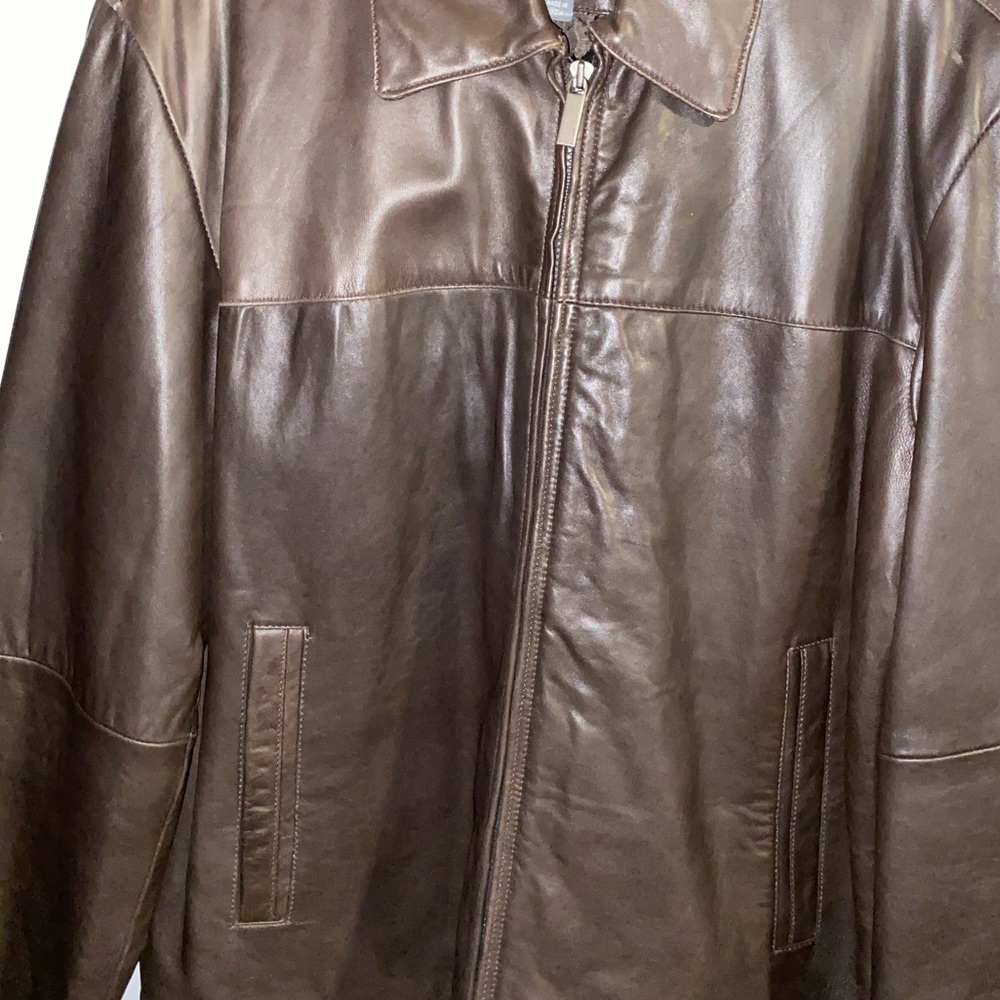 Perry Ellis Leather Jacket